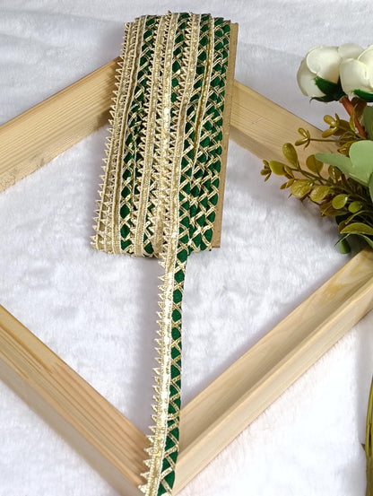 Traditional Gota Patti — Royal Rajasthani Edging GO895