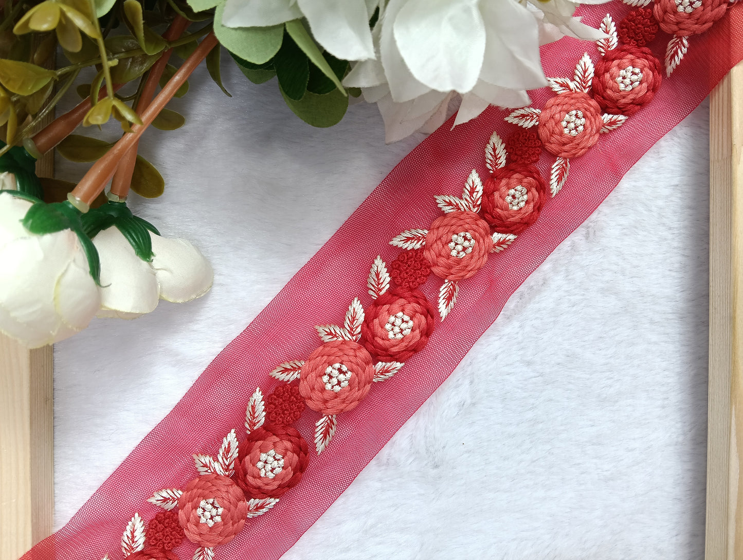 Embroidery Lace Jari Border JA14695