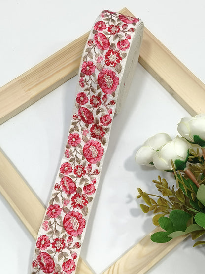 Embroidery Lace Jari Border JA14137