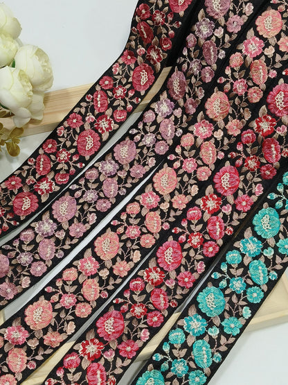 Embroidery Lace Jari Border JA14137