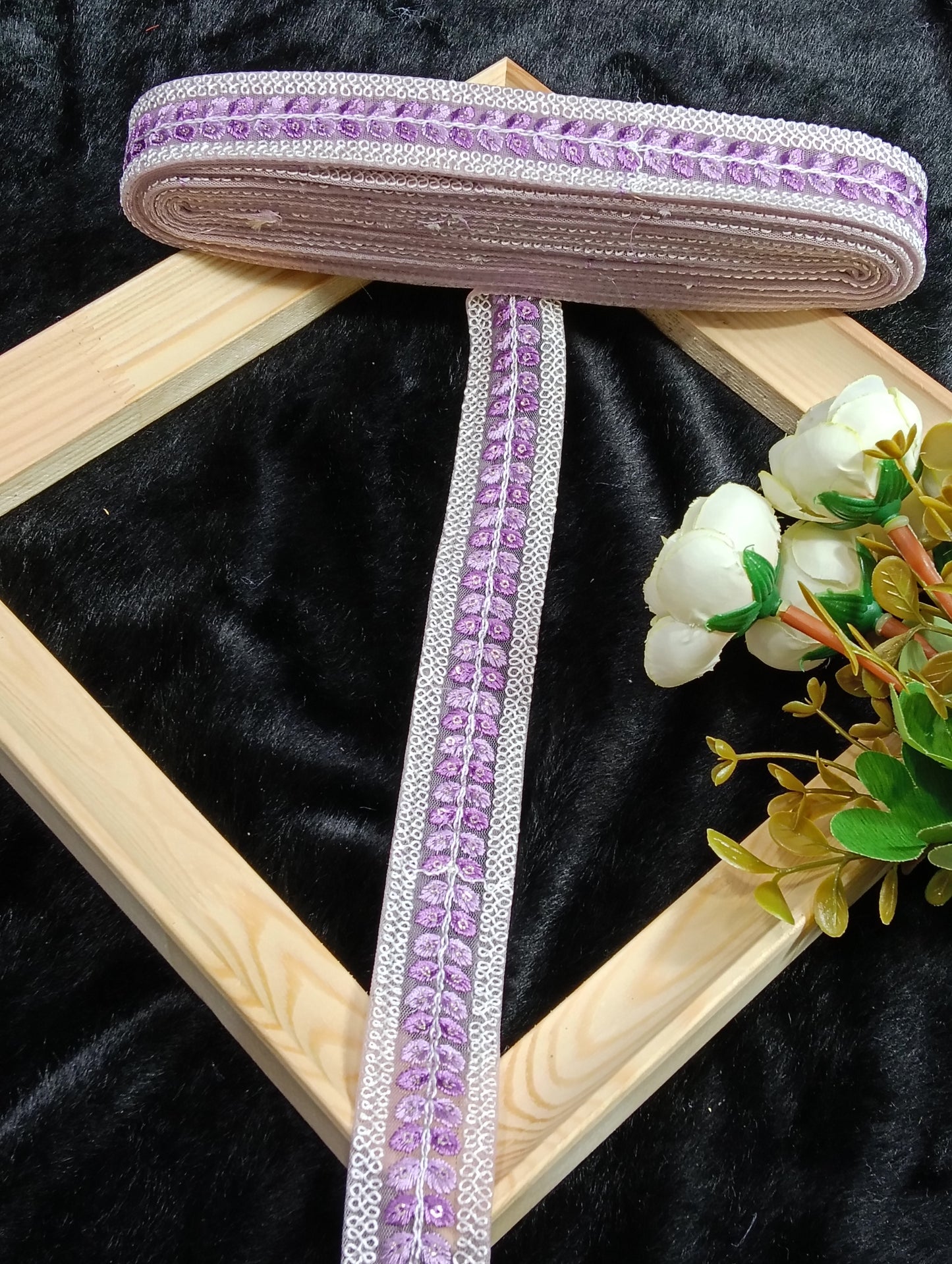 Embroidery Lace Jari Border JA13520