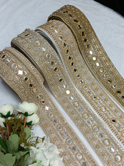 Authentic Mirror-Work Lace — Vibrant Festive Styling ha6512