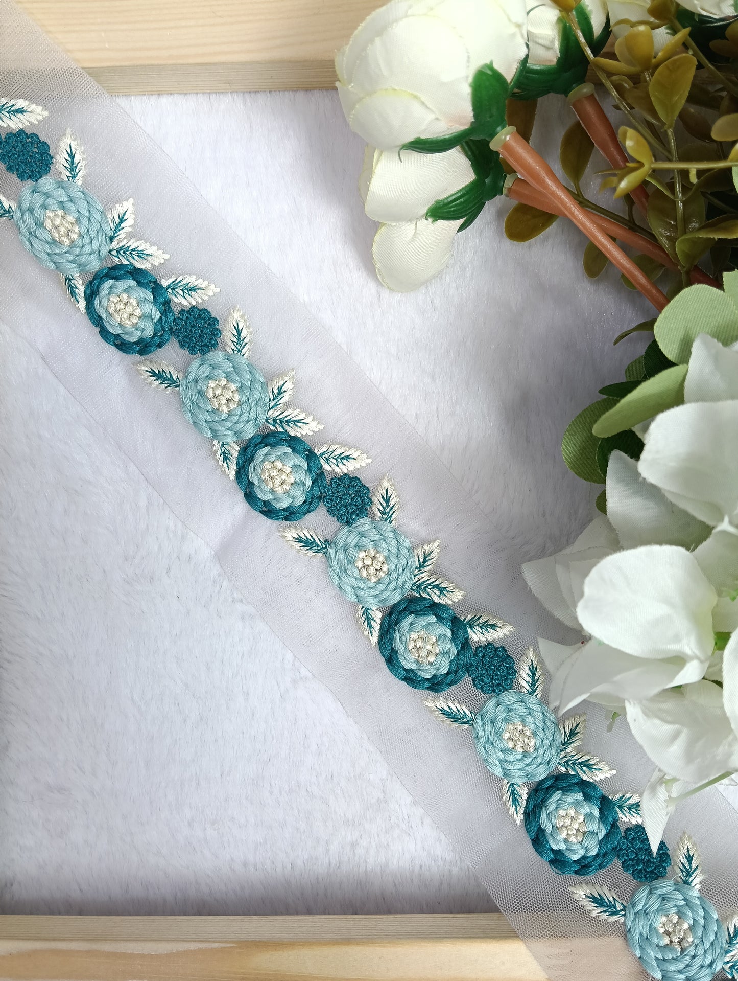 Embroidery Lace Jari Border JA14695