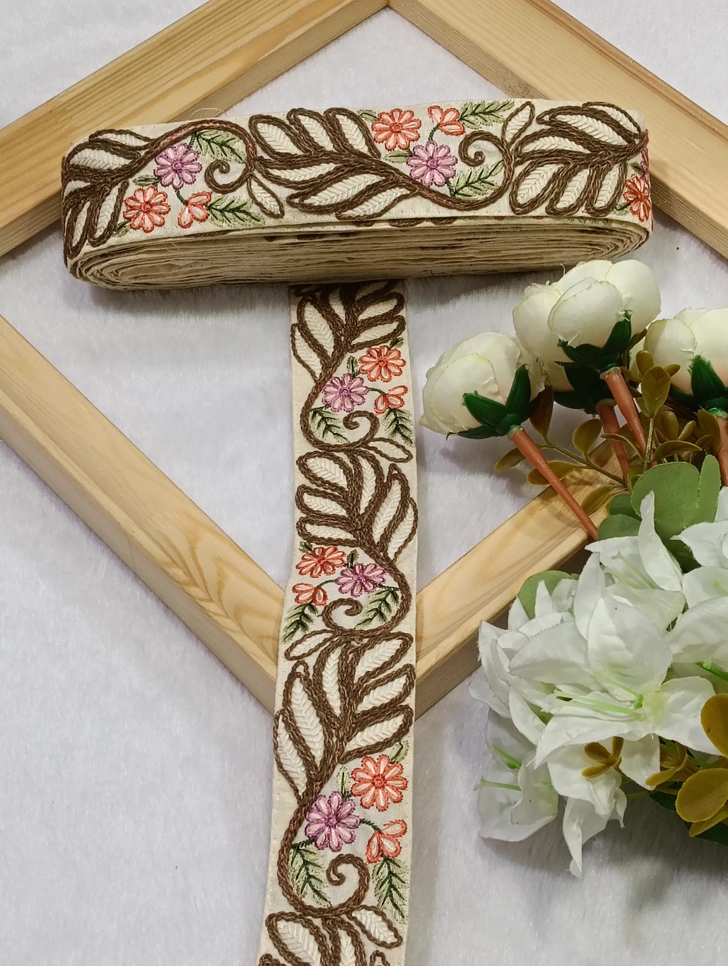 Embroidery Lace Jari Border JA14711