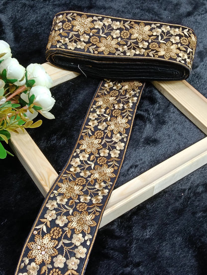 Embroidery Lace Jari Border JA14313