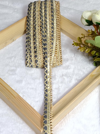 Traditional Gota Patti — Royal Rajasthani Edging GO895