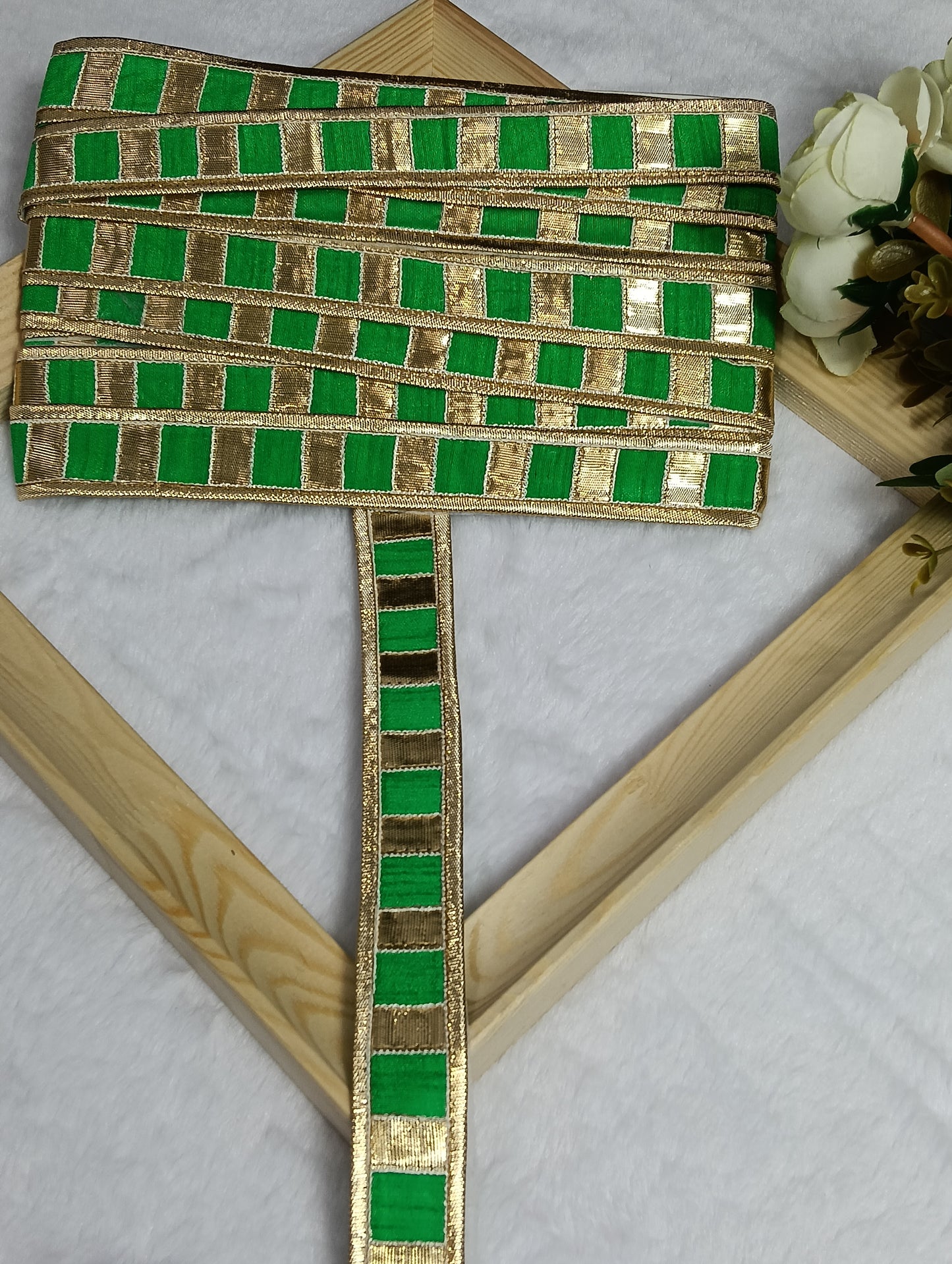Traditional Gota Patti — Royal Rajasthani Edging GO811