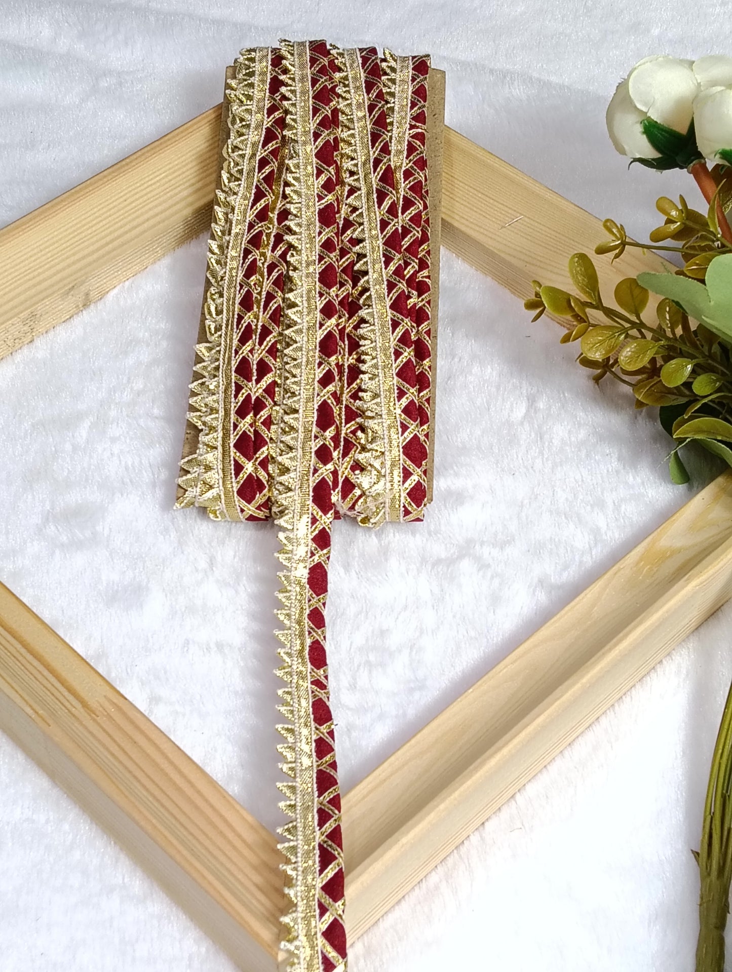 Traditional Gota Patti — Royal Rajasthani Edging GO895