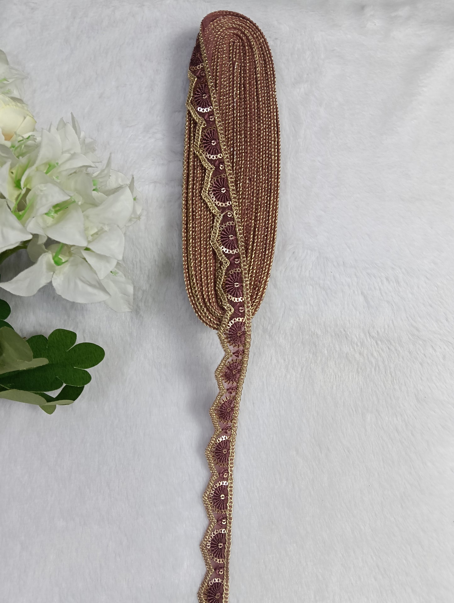 Embroidery Lace Jari Border JA14578