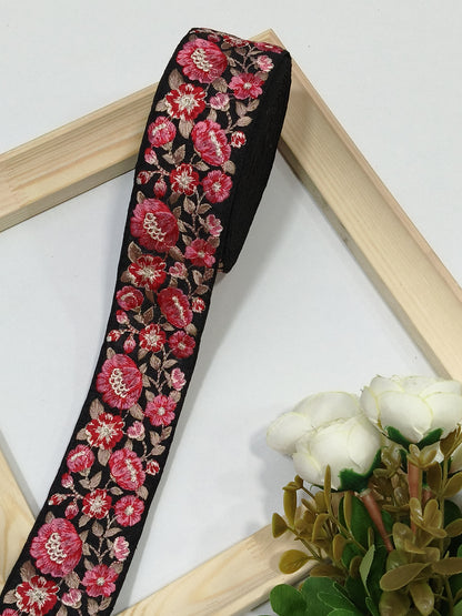 Embroidery Lace Jari Border JA14137