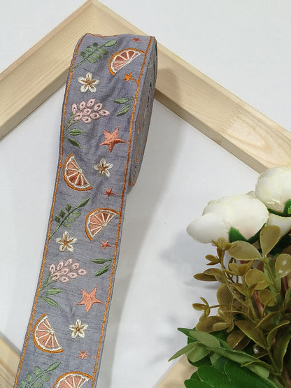 Embroidery Lace Jari Border JA14052