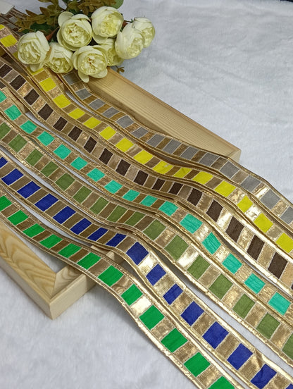 Traditional Gota Patti — Royal Rajasthani Edging GO811