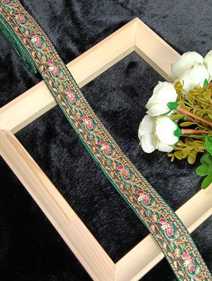 Embroidery Lace Jari Border JA13871