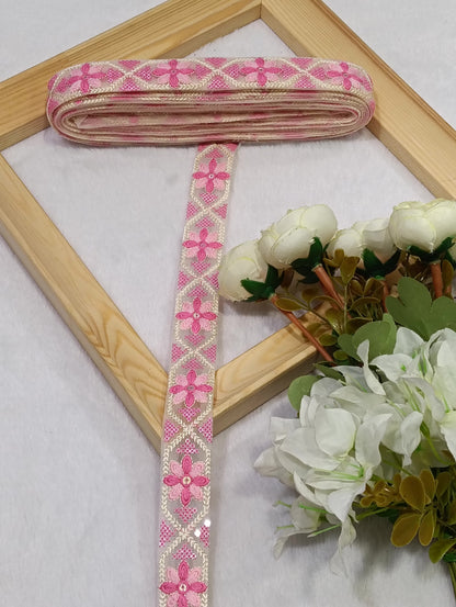 Embroidery Lace Jari Border JA14740
