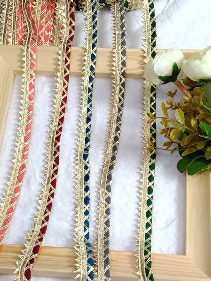 Traditional Gota Patti — Royal Rajasthani Edging GO895