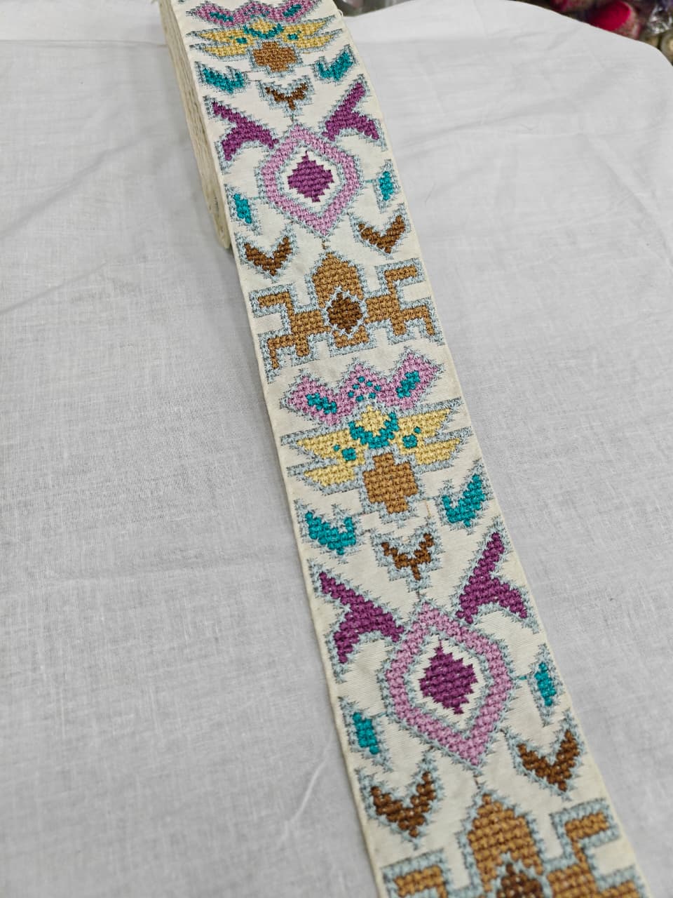 Embroidery Lace Jari Border JA14163