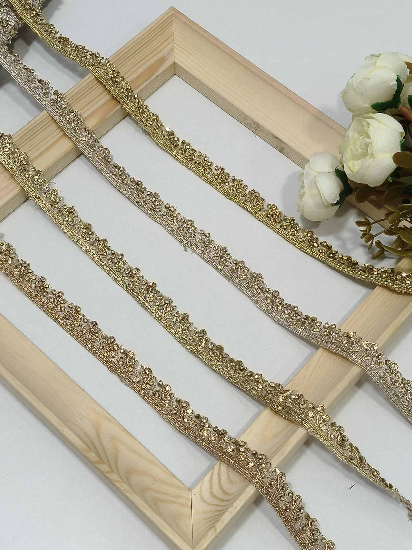 Stone Lace Border Trim ST5227