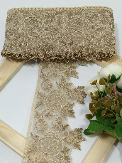 Embroidery Lace Coding Jari Border JA14060