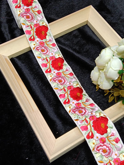 Embroidery Lace Jari Border JA14092