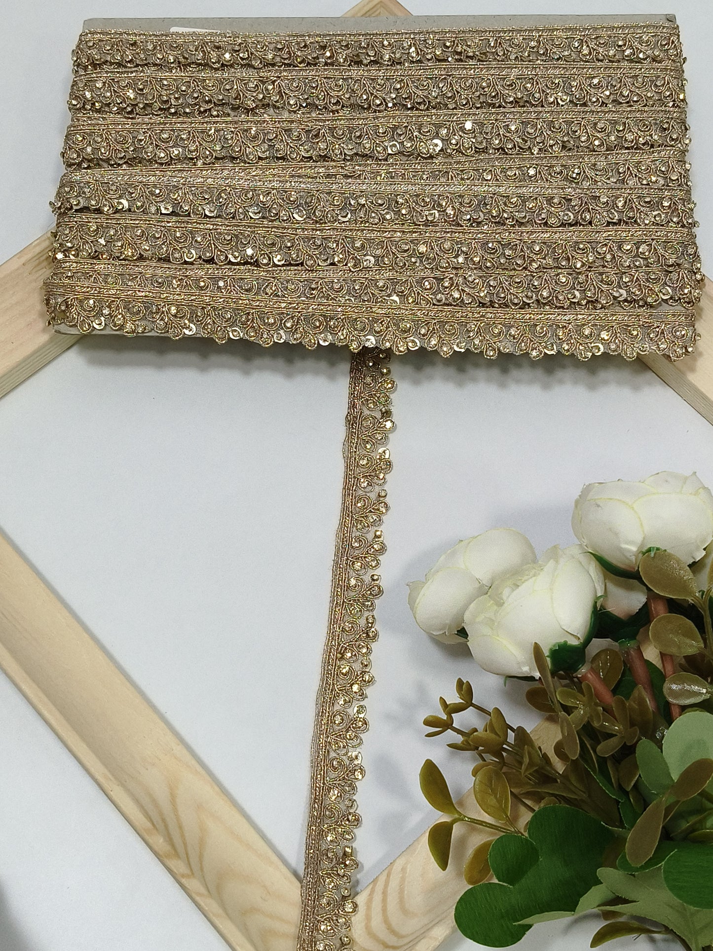 Stone Lace Border Trim ST5227