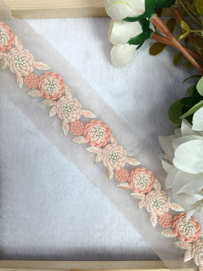 Embroidery Lace Jari Border JA14695