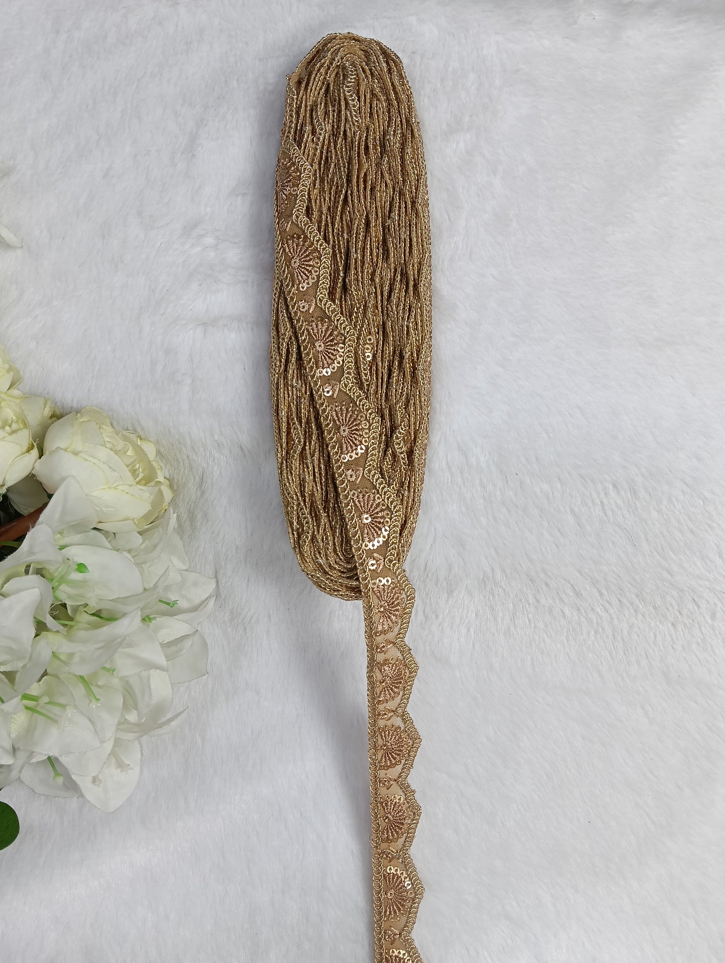 Embroidery Lace Jari Border JA14578