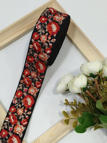 Embroidery Lace Jari Border JA14137