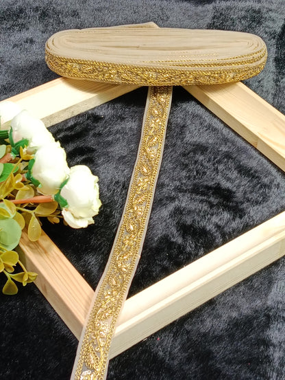 Embroidery Lace Jari Border JA14319