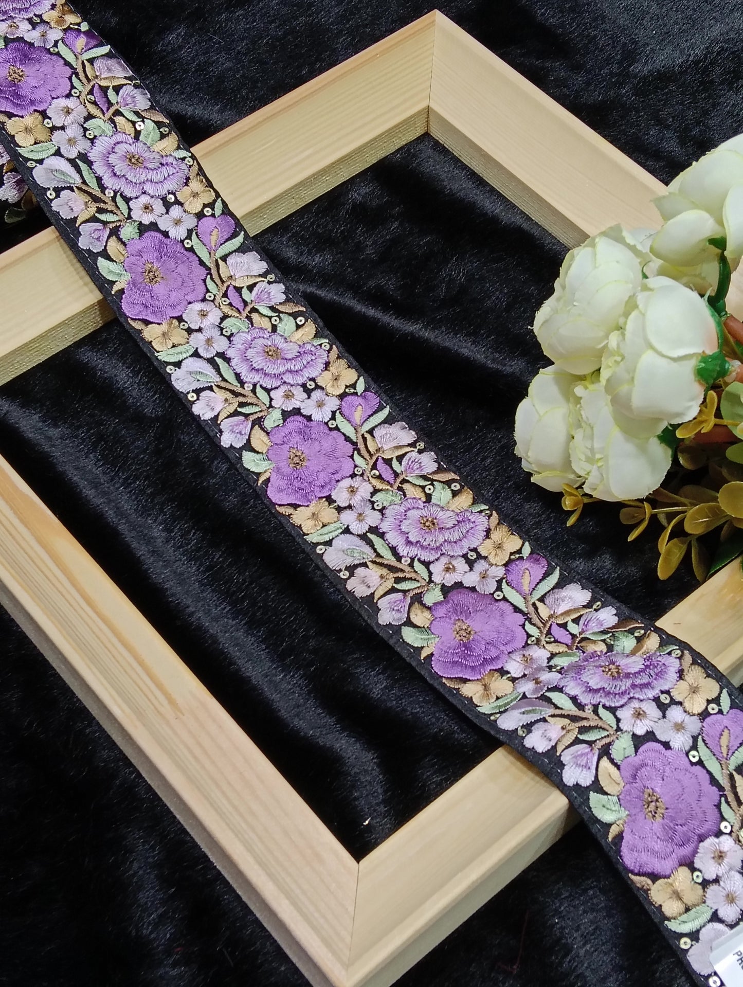 Embroidery Lace Jari Border JA14092